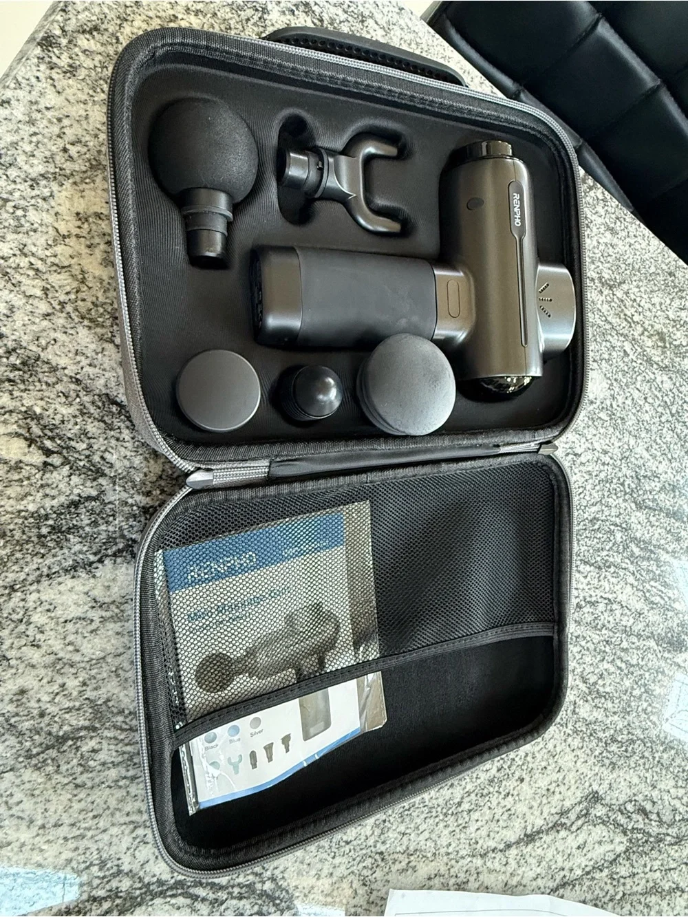 RENPHO Gray Travel Case for Bath & Body Tools